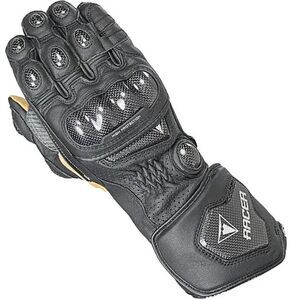 High Racer Motorcycle Gauntlet Gloves Kangaroo leather - Size Med